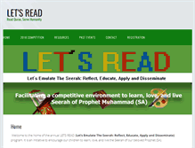 Tablet Screenshot of lets-read.org